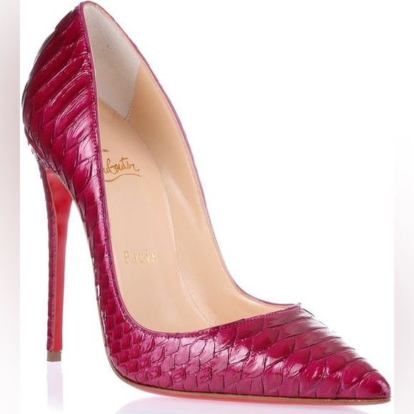“SUMMER SALE” Christian Louboutin So Kate 120 Python Pumps, 36 - Picture 1 of 5